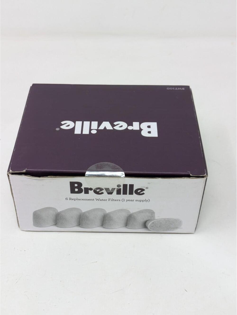 Breville BWF100 Single Cup Brewer Replacement Charcoal Filter 6 Pack New